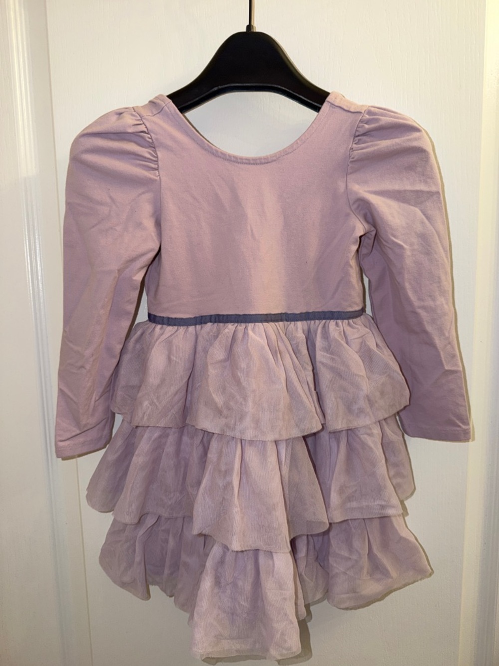 Janie and Jack Lilac Layered Tulle Ruffle Dress